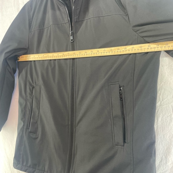 Calvin Klein Men's Black Raincoat Jacket Size Large - Picture 8 of 9